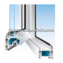 Máquina para fabricar perfiles de ventanas y puertas de PVC